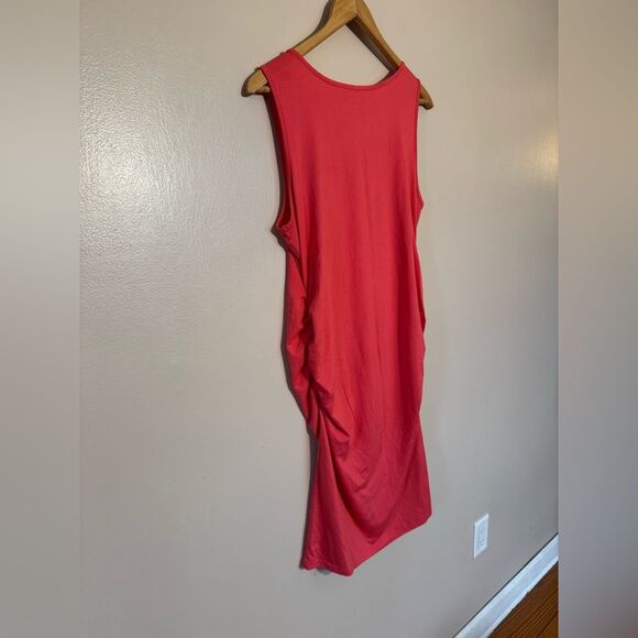 Pink Unbranded Maternity Tank Dress Size L EUC - Picture 4 of 5